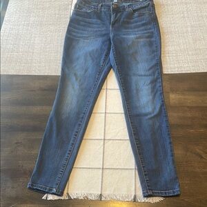 Code Bleu Skinny Blue Jeans with Natural Fading